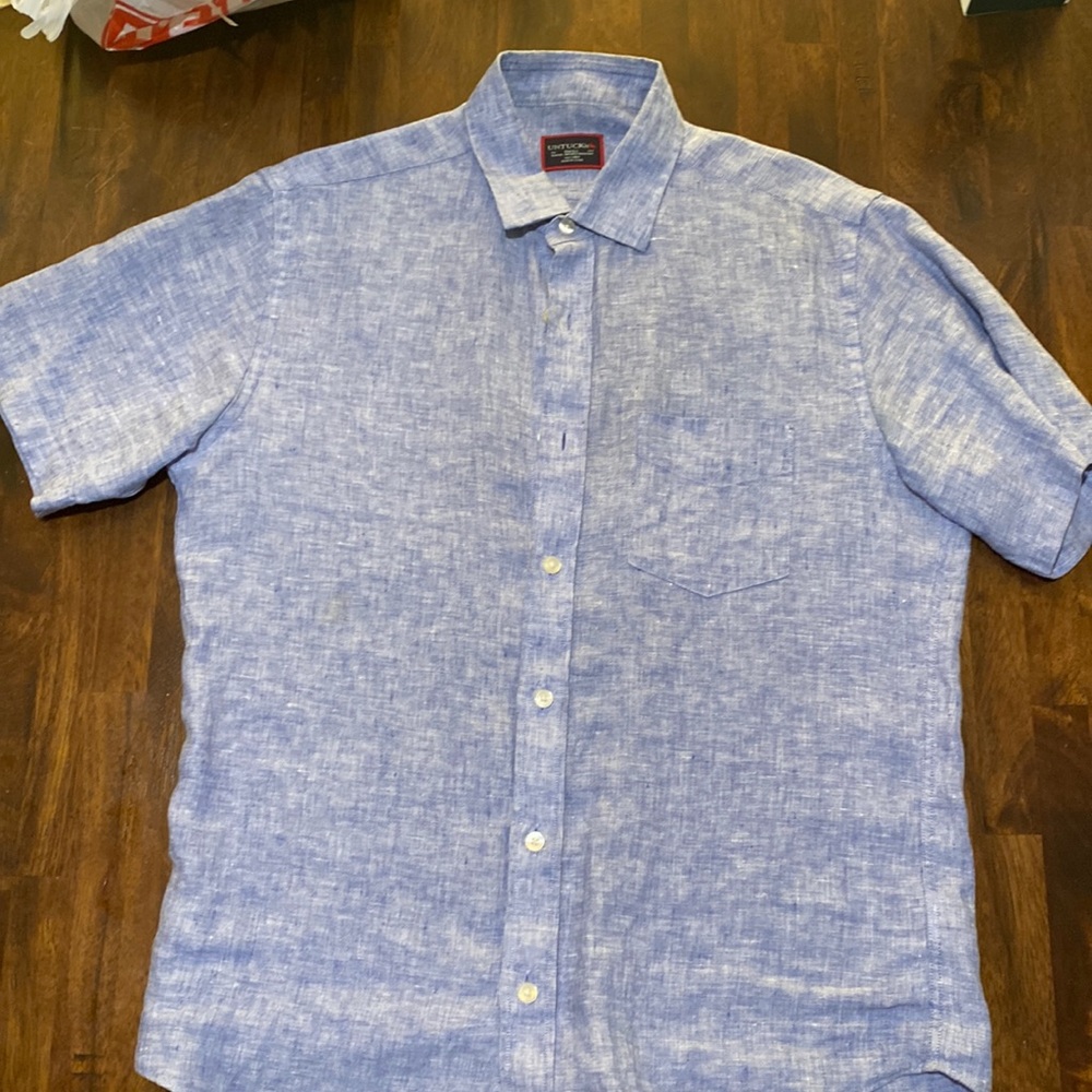 UNTUCKit Slim Fit Wrinkle Resistant shirt Size S